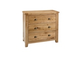 Lyon. 3 drawer wide chest