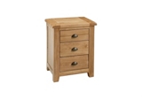 Lyon. 3 drawer bedside cabinet