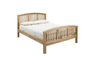 Unbranded Lyon. 4` (double) curved bedstead