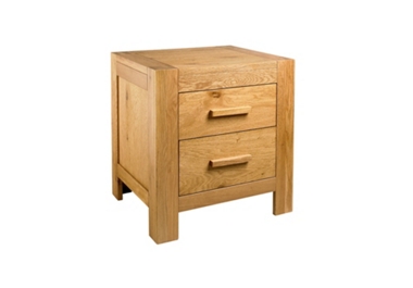 Lyon Light 2 drawer bedside cabinet