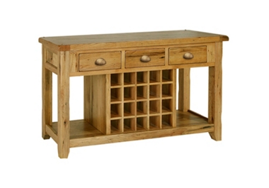 lyon Large console with wine rack