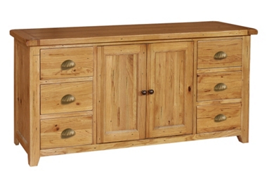 6 drawer 2 door sideboard