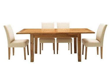 lyon extending dining table with 4 chairs Table and 4 Brompton chairs