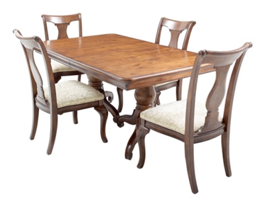 madison Ext. table with 4 side chairs