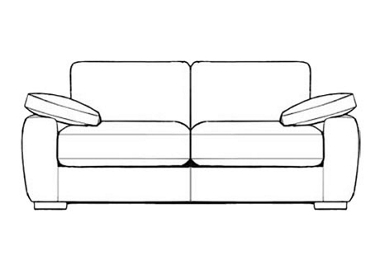 Unbranded Marvin 2 seater sofa