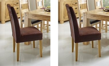 Unbranded Bask Pair (2) of Masai dining chairs