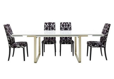 ext. dining table and 4 chairs Table and 4 Soho Sille chairs