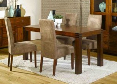 180cm dining table and 4 John chairs