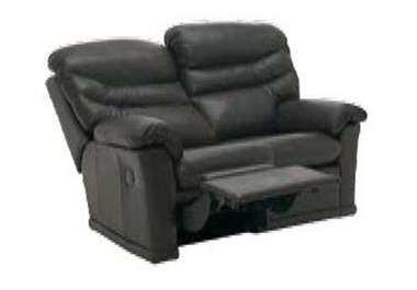 G Plan Malvern (Leather) 2 seater (LHF) power recliner (P)