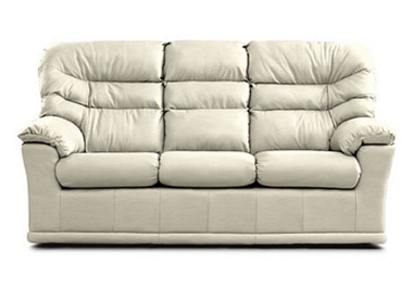 Unbranded G Plan Malvern (Leather) 3 seater sofa (P)