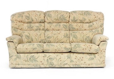 G Plan Malvern (Fabric) 3 seater sofa with 2 manual recliners (B)