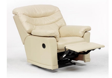 G Plan Malvern (Leather) Manual recliner chair (P)