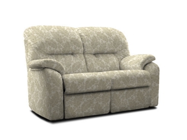 G Plan Mistral (Fabric) 2 seater sofa with 2 manual recliners (C)