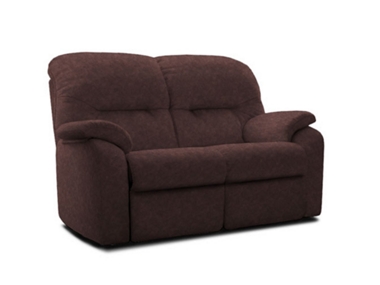 G Plan Mistral (Leather) 2 seater sofa with 2 manual recliners (P)