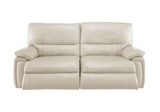 Nicole 3 str compact sofa with manual recliners