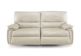 Nicole 3 str compact sofa with battery recliners
