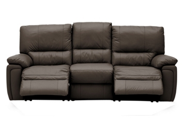 3 str sofa with battery recliners
