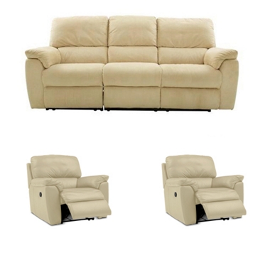 Oasis. GREAT SOFA DEAL! 3 seater sofa with recliners plus 2 recliner chairs