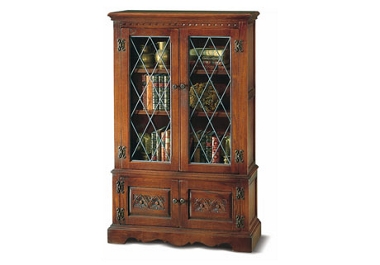 Old Charm Occasional Glass door bookcase