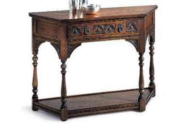 Old Charm Occasional Canted console table