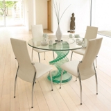 Portofino Table and 4 leather chairs