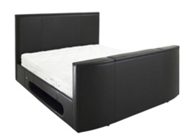 7' (grande super king) bedstead with TV