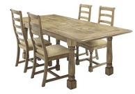 Extending table and 4 side chairs only