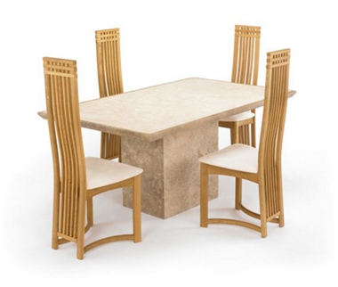 Polar Table & 4 chairs