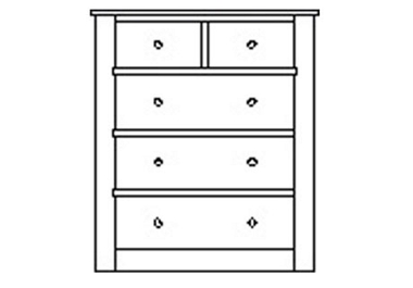 Primrose Hill 3+2 Chest of drawers