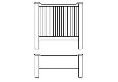 Unbranded Primrose Hill 3 (single) Naples bedstead