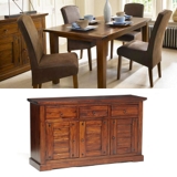Pradesh GREAT DINING DEAL!  Table (160 x 90) , 4 Cavos chairs with  a 3 dr/3 drw sideboard
