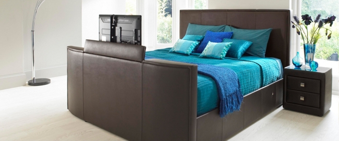 Park Lane Quality Leather TV Bedstead Range