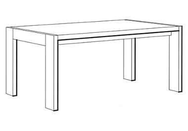 Unbranded Quba Medium dining table (162cm x 95cm)