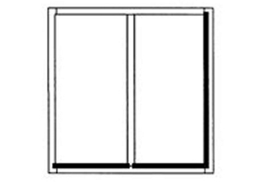 Unbranded Quba Small cabinet (metal accents)