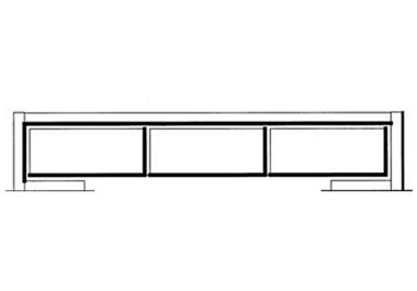 Quba Small low entertainment unit