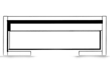 Unbranded Quba TV unit with drawer