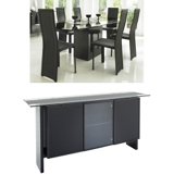 Soho GREAT DINING DEAL!  Ext. table, 6 chairs with sideboard