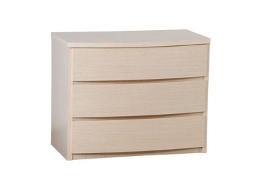 One and Two 3 drawer wide chest