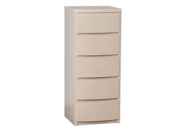 One and Two 5 drawer narrow chest