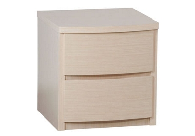studio One and Two 2 drawer bedside cabinet