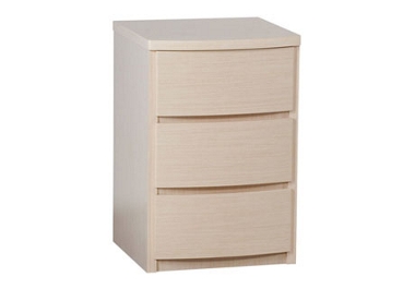 studio One and Two 3 drawer bedside cabinet