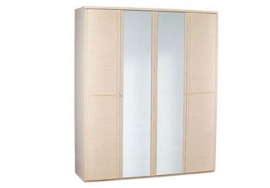 One and Two Large 4 door wardrobe with 2 mirror doors