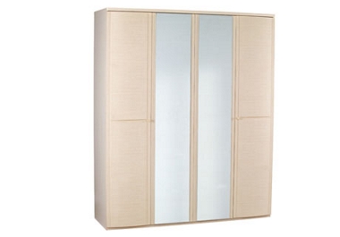 Studio One and Two Large 4 door wardrobe with 2 mirror doors