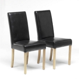 Tessa Pair (2) of leather chairs