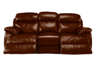 Torino 3 seater sofa with manual recliners