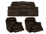 Torino GREAT DEAL!  3 seater  manual reclining sofa with 2 reclining chairs offer