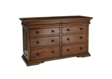 Toulouse 8 drawer low chest