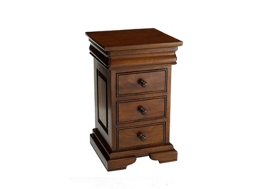 toulouse 3 1 drawer bedside chest