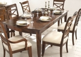 Townsend Extending table, 4 chairs & 2 free carvers