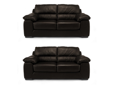 Unbranded Valerio Pair (2) of 2 seater sofas offer